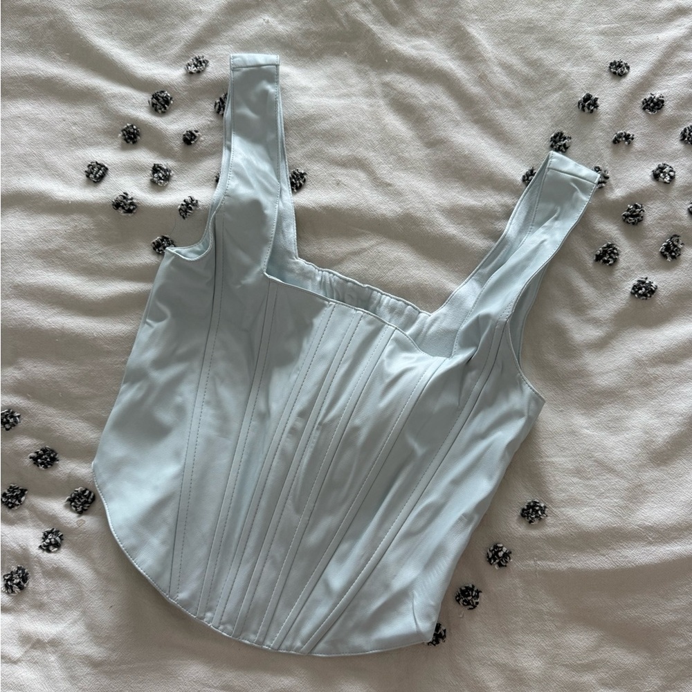 7 for All Mankind Wired Fitted Corset Top